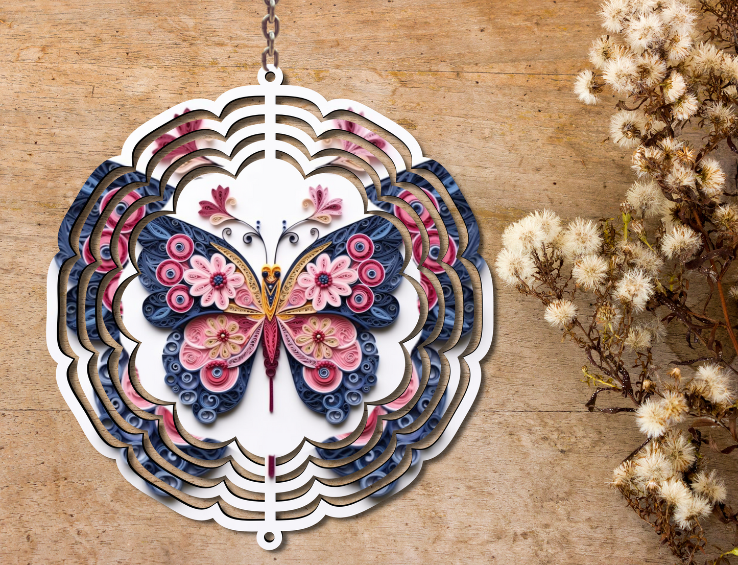 Butterfly Wind Spinner (152)