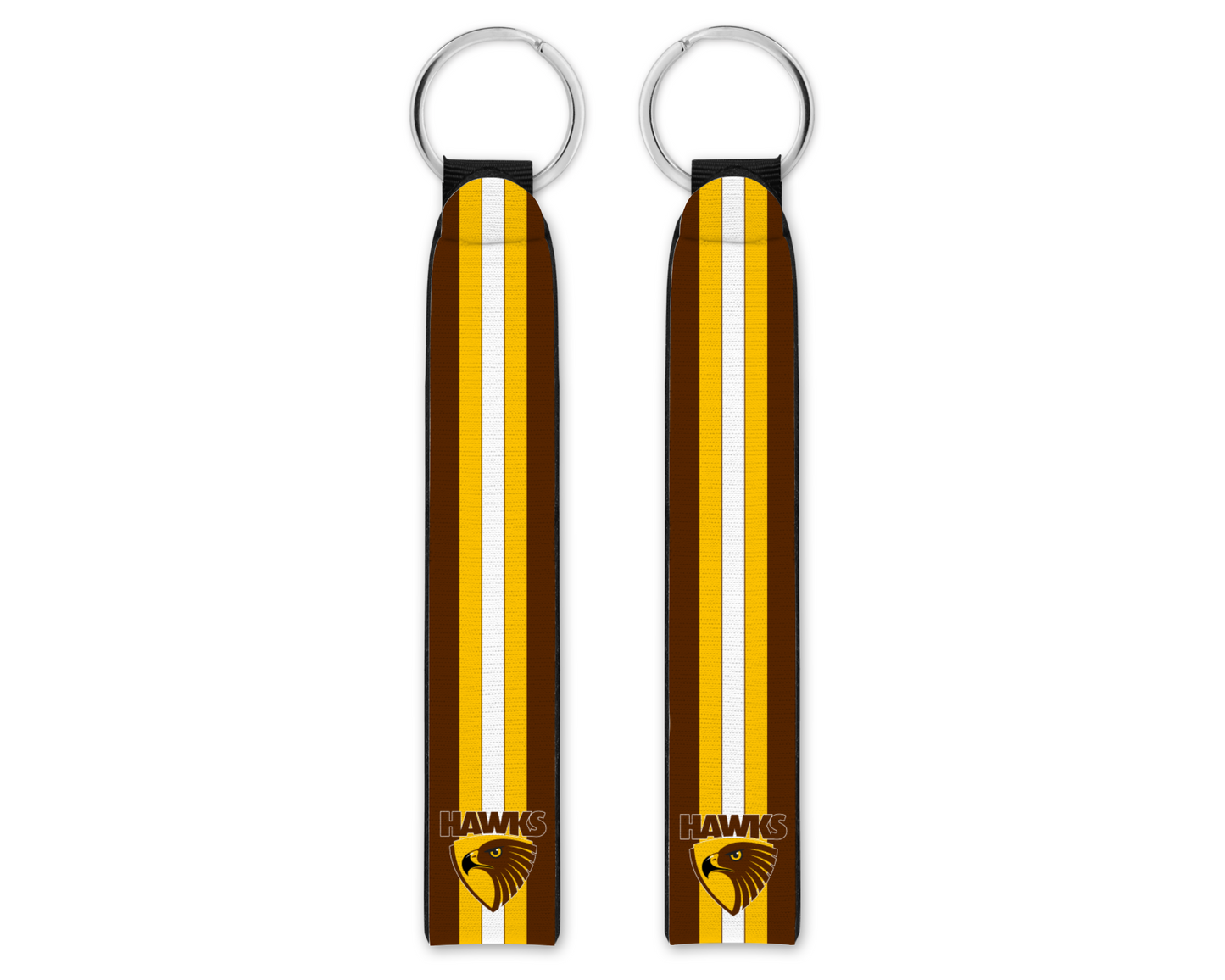 Hawthorn Hawks Wristband Keychain (053)