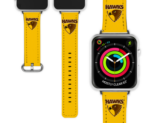 Hawthorn Hawks Apple Watch Band (056)