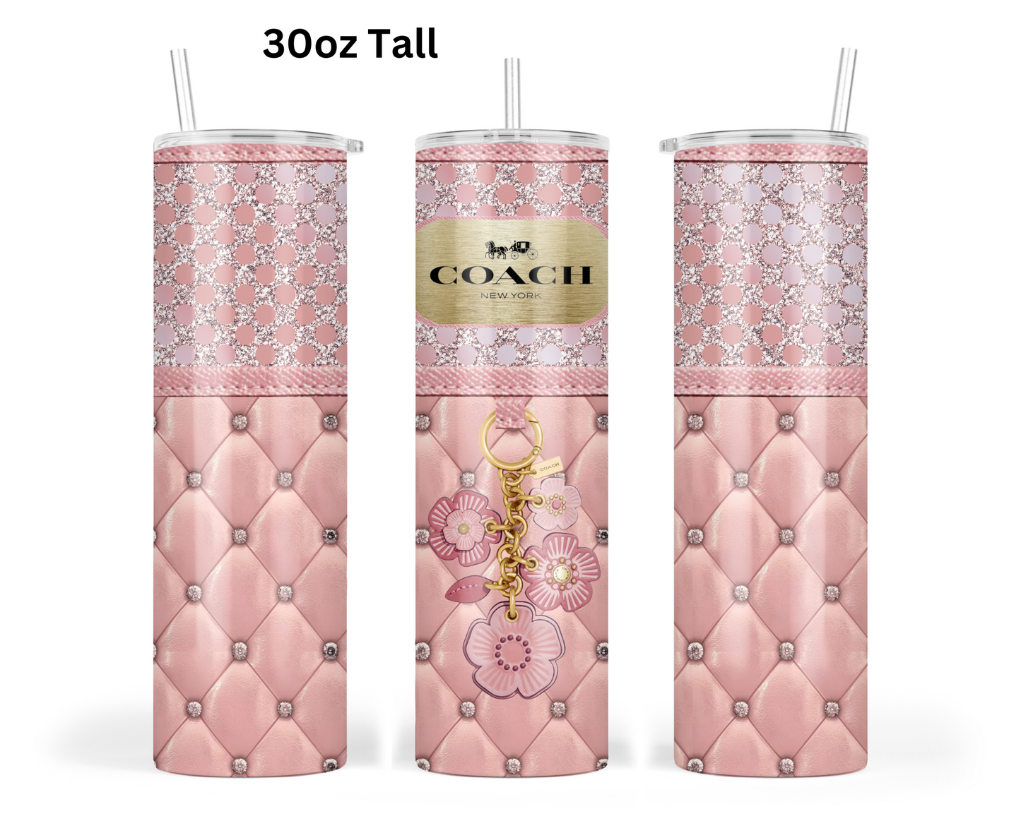 Coach Handbag Inspired Tumbler (062)