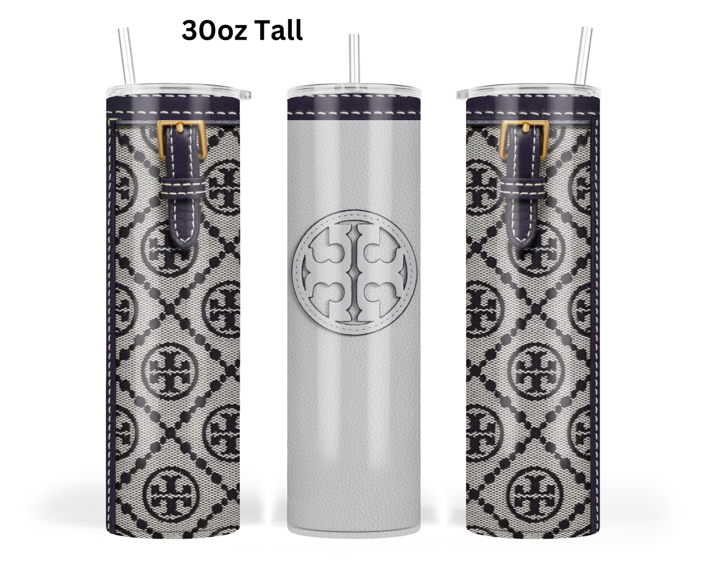 Tory Burch Handbag Inspired Tumbler (004)