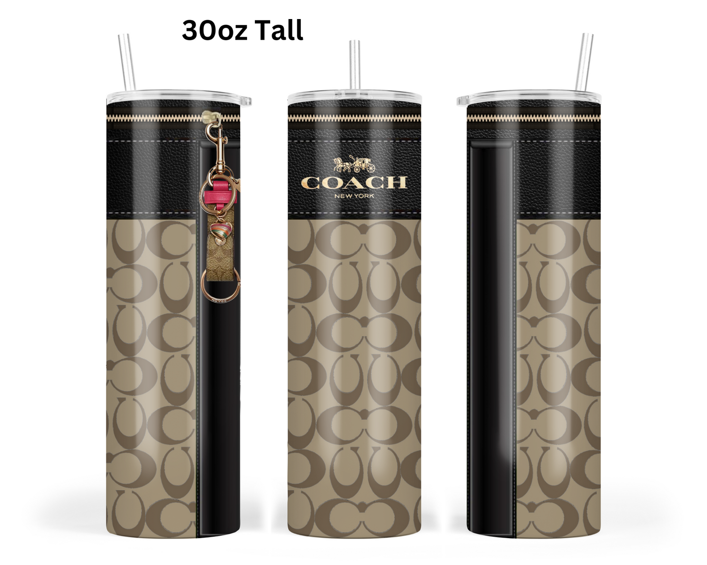 Coach Handbag Inspired Tumbler (057)