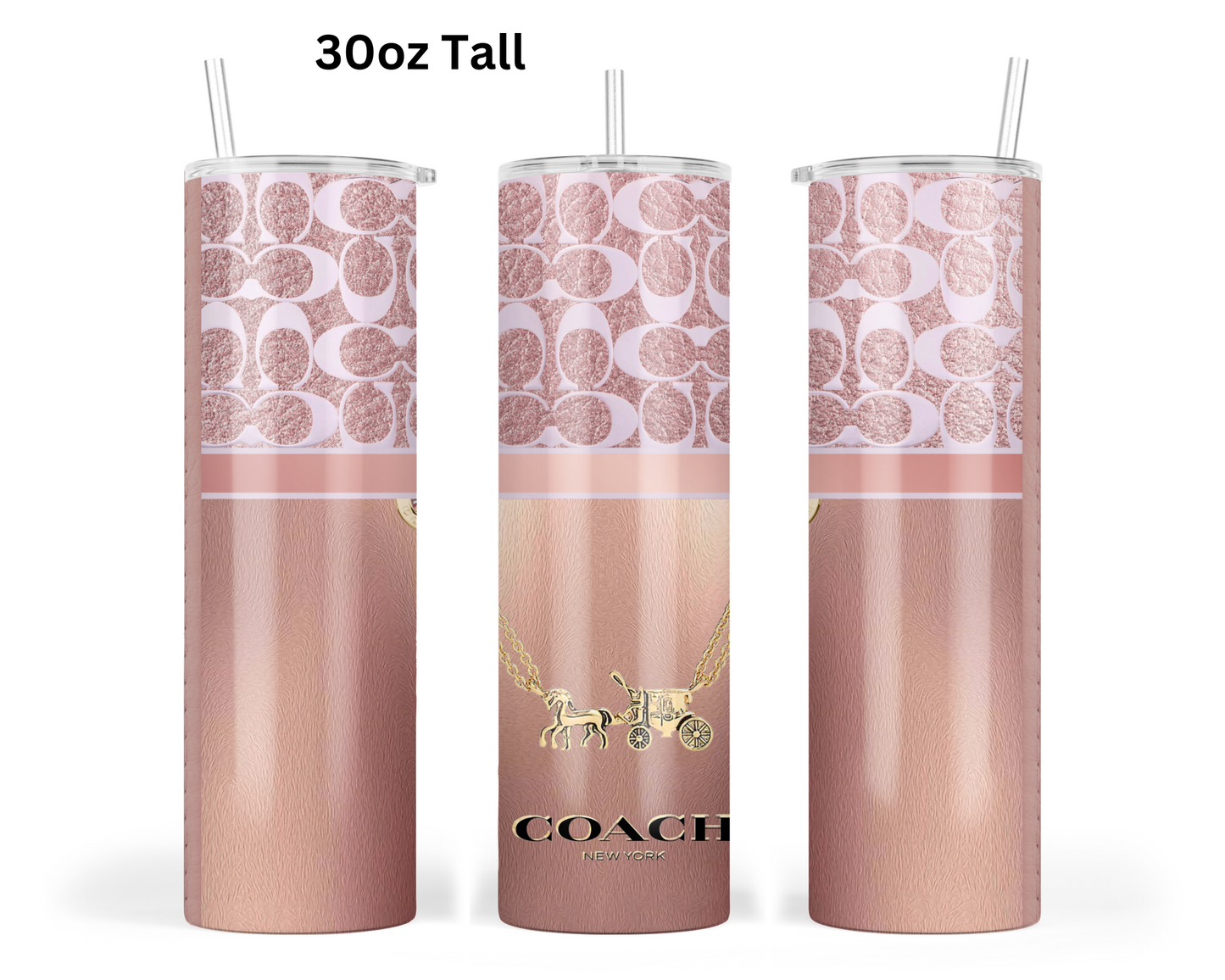 Coach Handbag Inspired Tumbler (056)