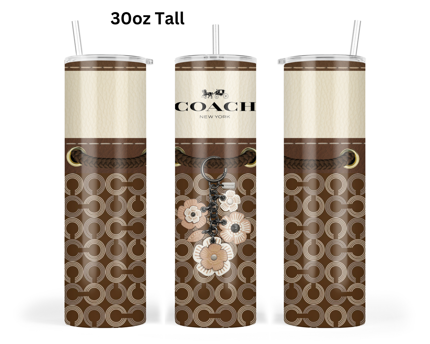 Coach Handbag Inspired Tumbler (063)