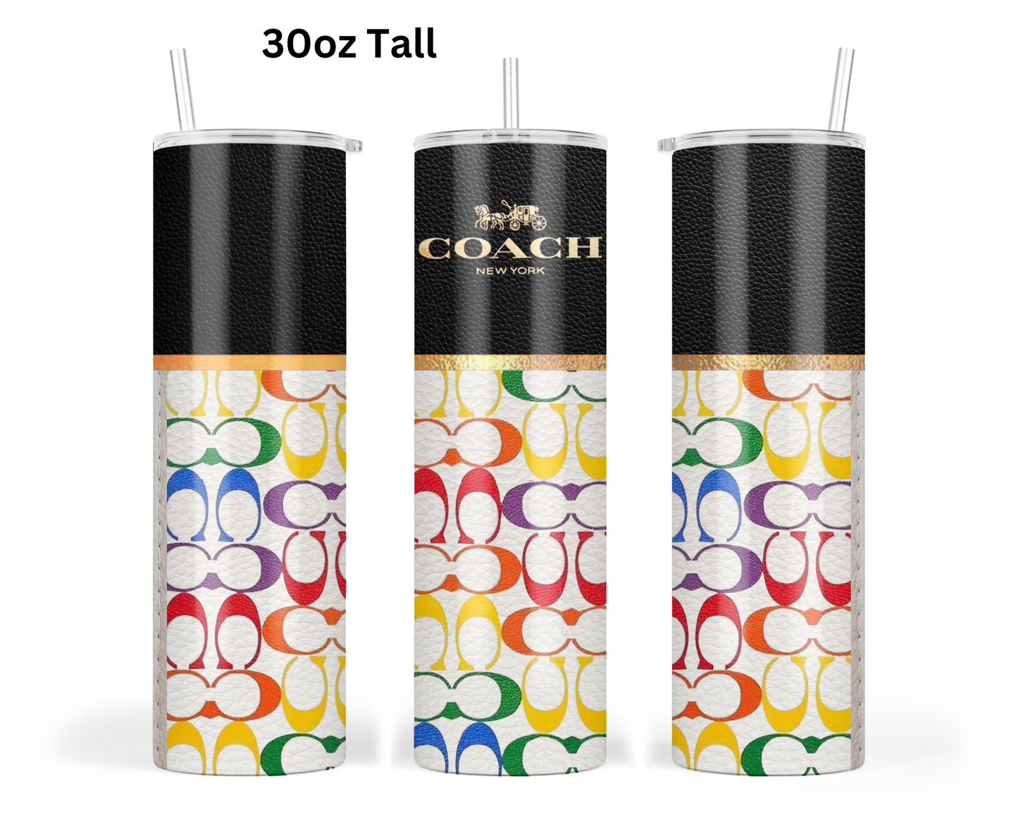 Coach Handbag Inspired Tumbler (053)