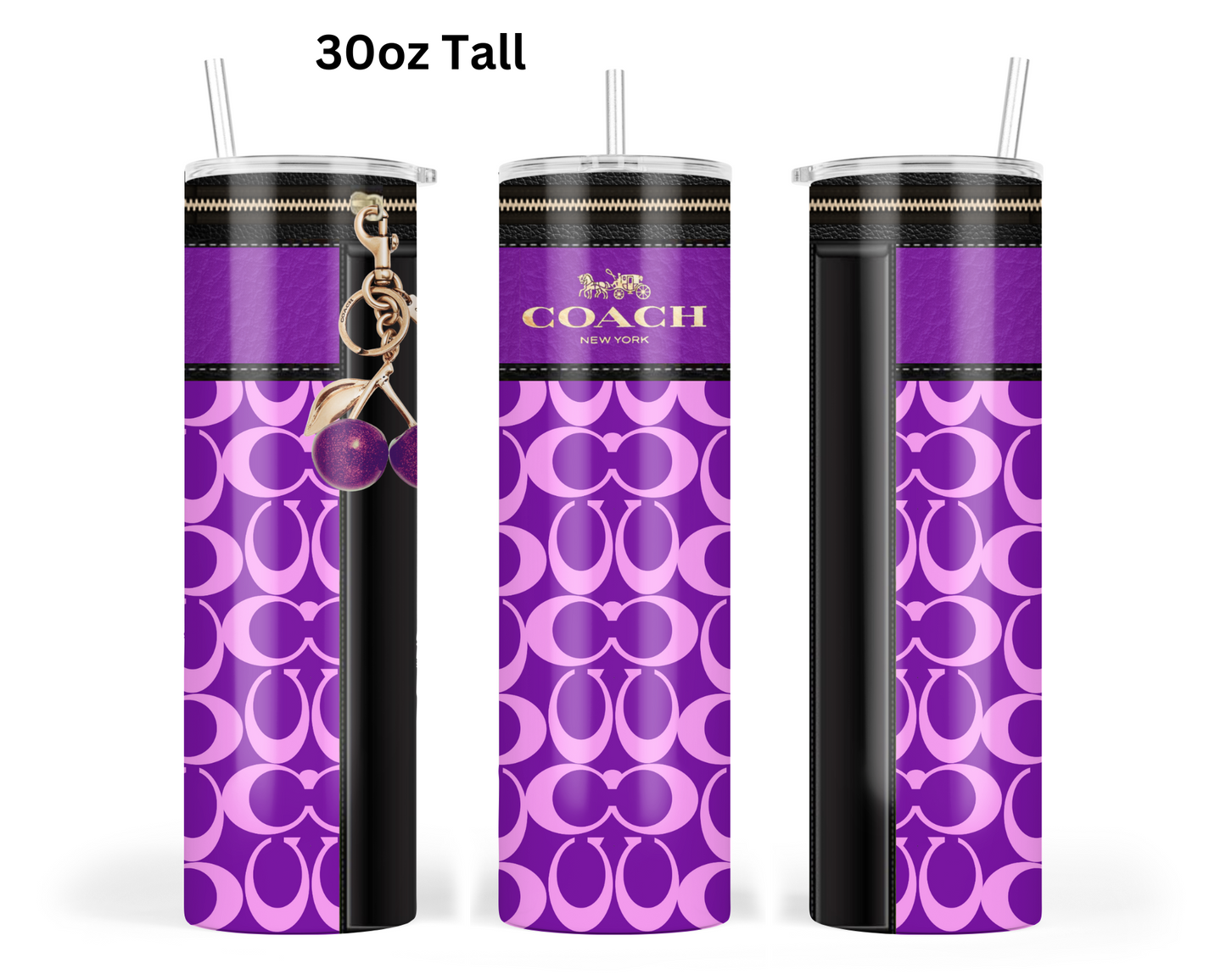 Coach Handbag Inspired Tumbler (064)