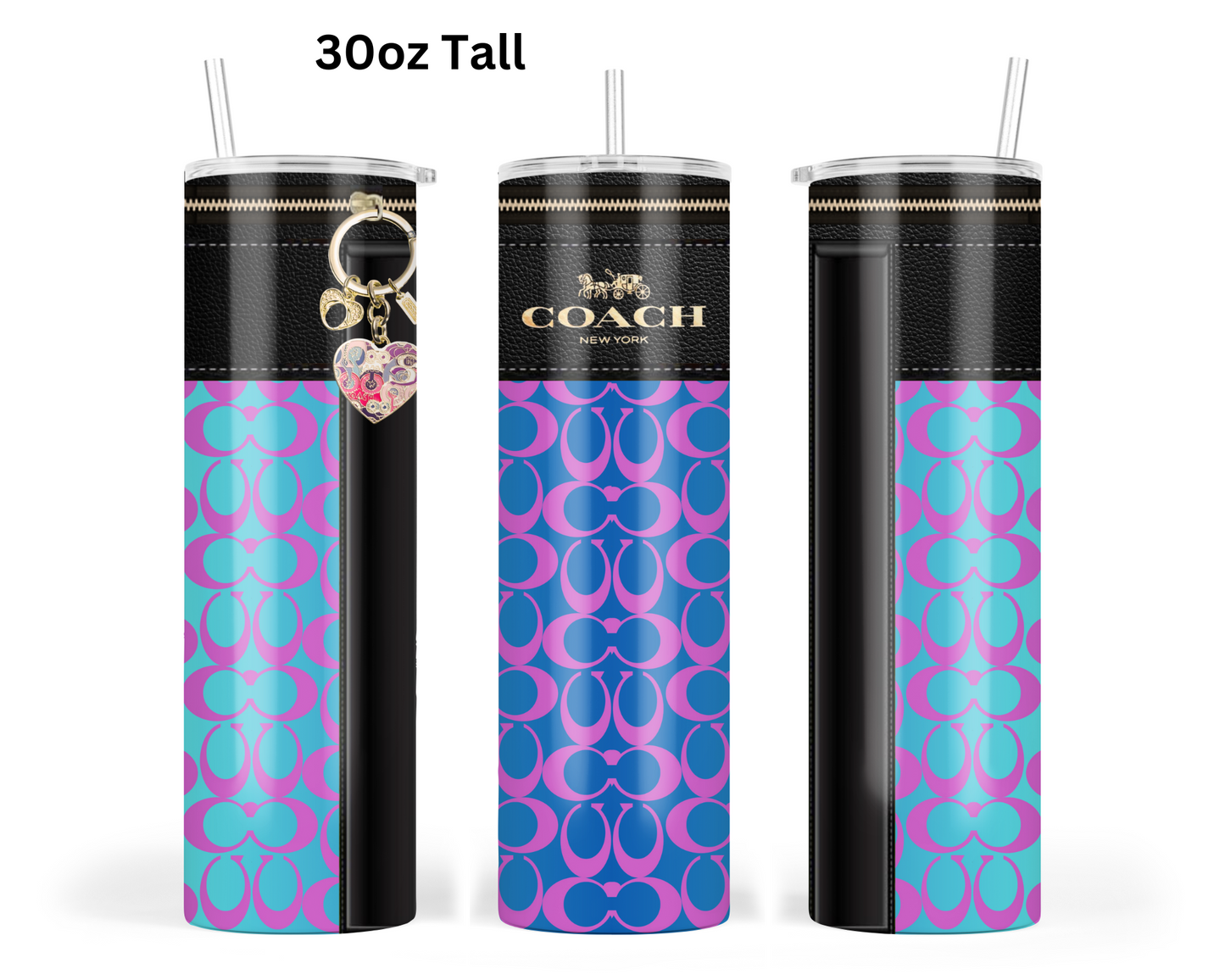 Coach Handbag Inspired Tumbler (061)