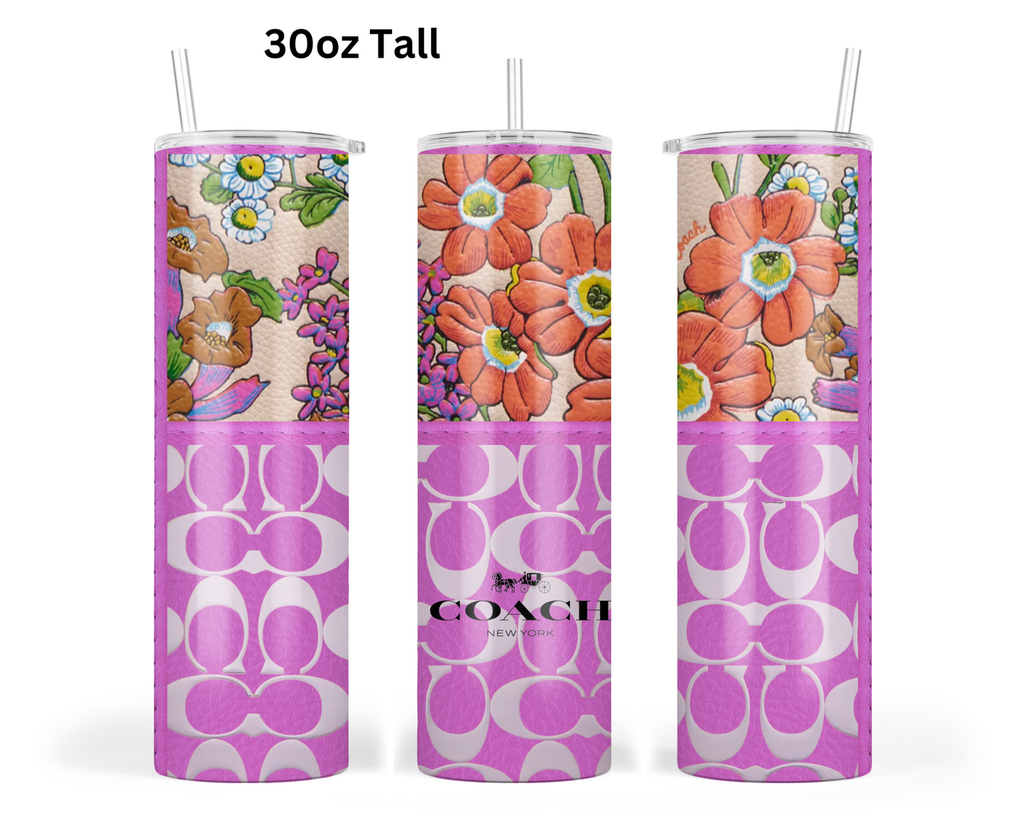 Coach Handbag Inspired Tumbler (126)