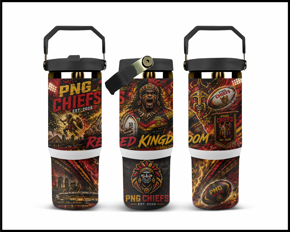 Big Guzzler PNG Chiefs Stainless Steel Tumbler (920)