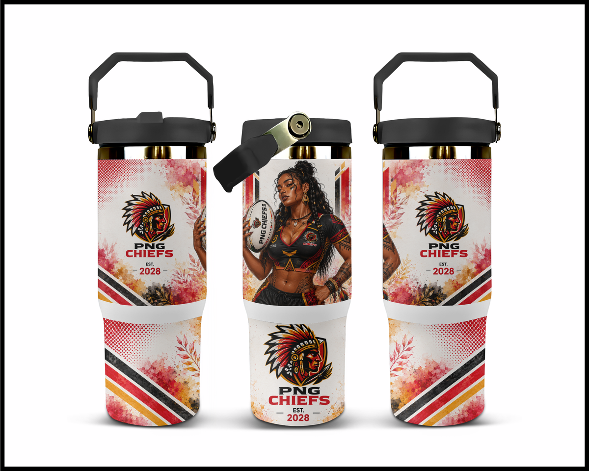 Big Guzzler PNG Chiefs Stainless Steel Tumbler (958)