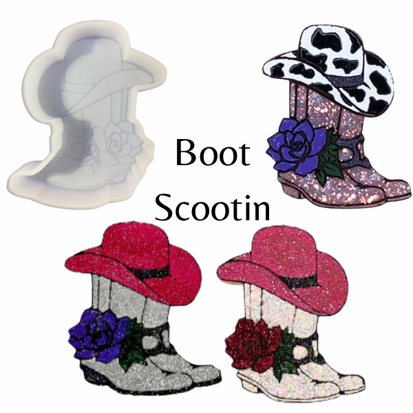 Boot Scootin Baby Blinged Car Freshie