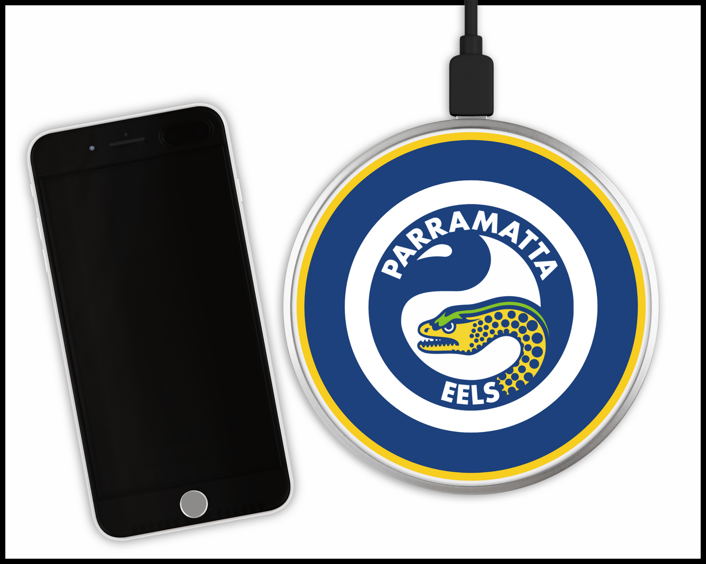 Parramatta Eels Sublimated Wireless Phone Charger (001)
