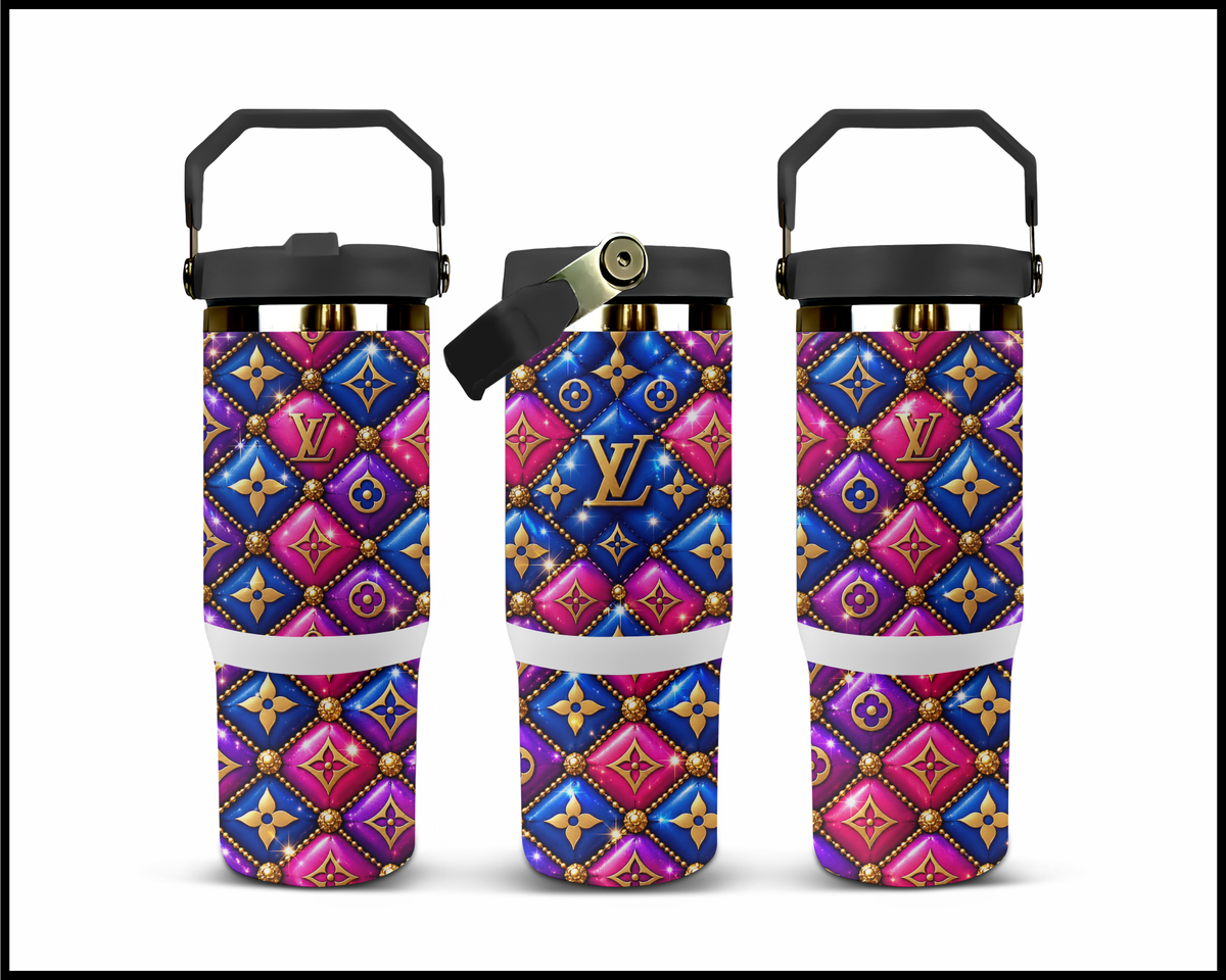 Electric Orchid Aura Stainless Steel Big Guzzler Tumbler (3527)