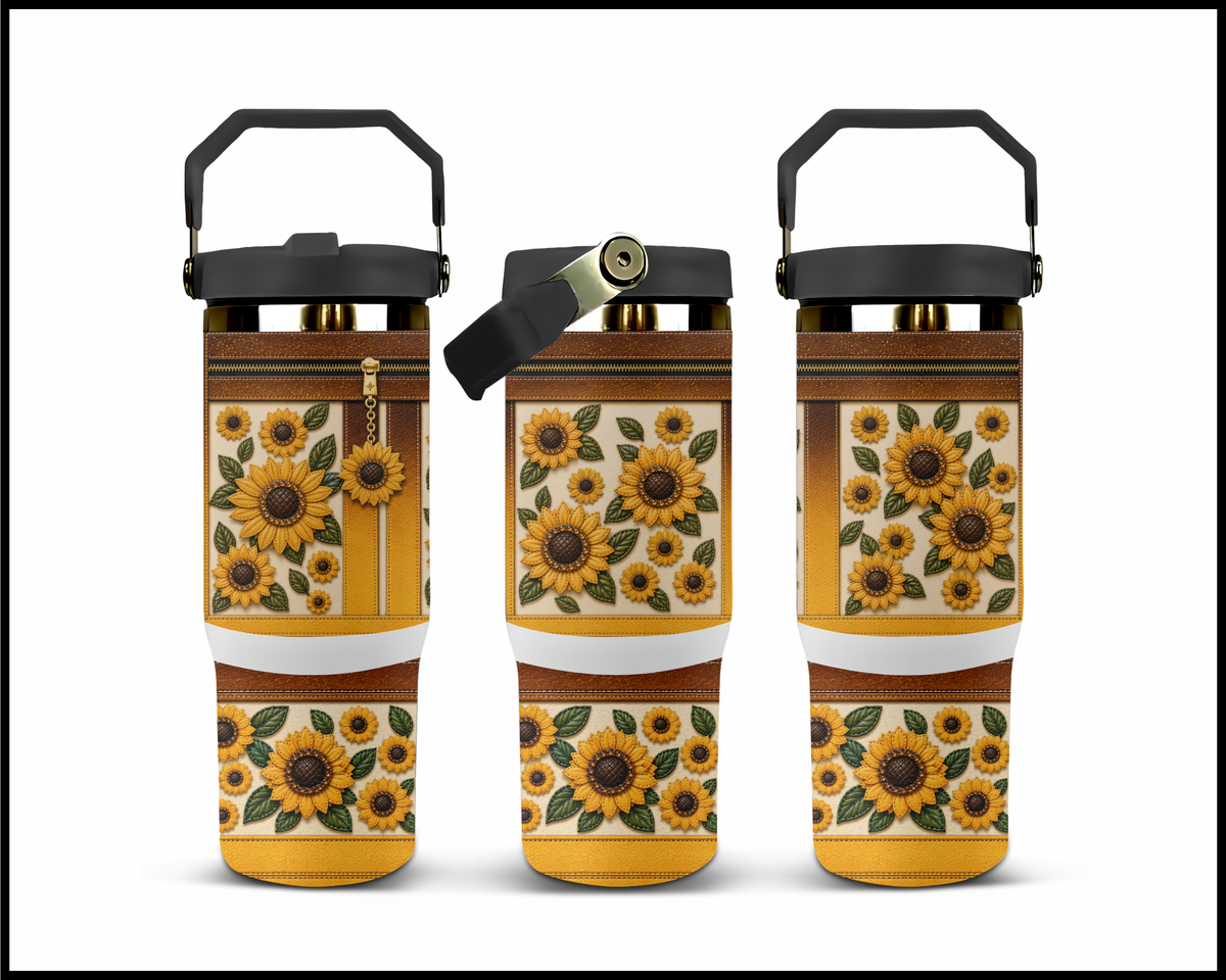 Wildflower Western Queen Stainless Steel Big Guzzler Tumbler (3540)