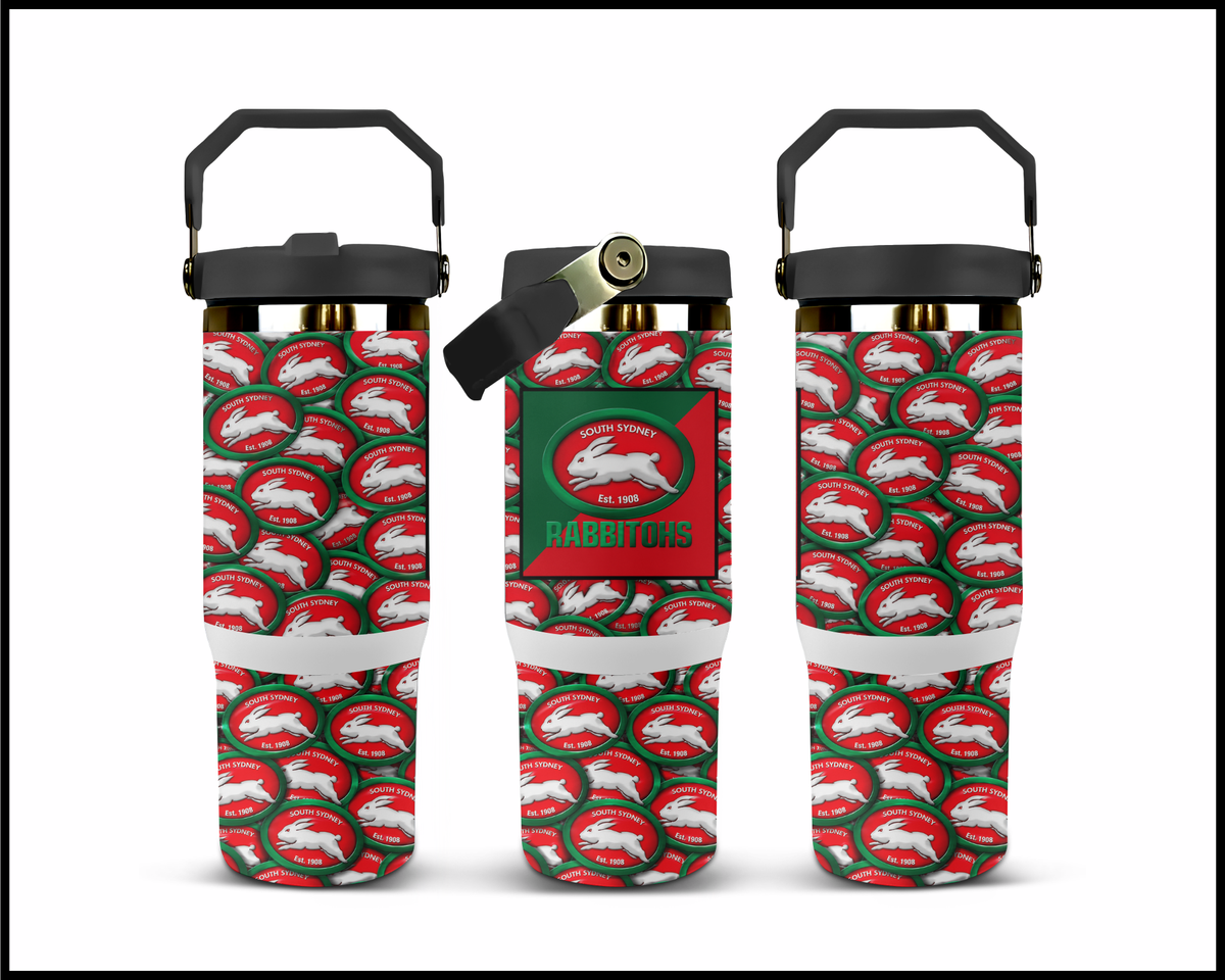 Big Guzzler South Sydney Rabbitohs Stainless Steel Tumbler (3561)