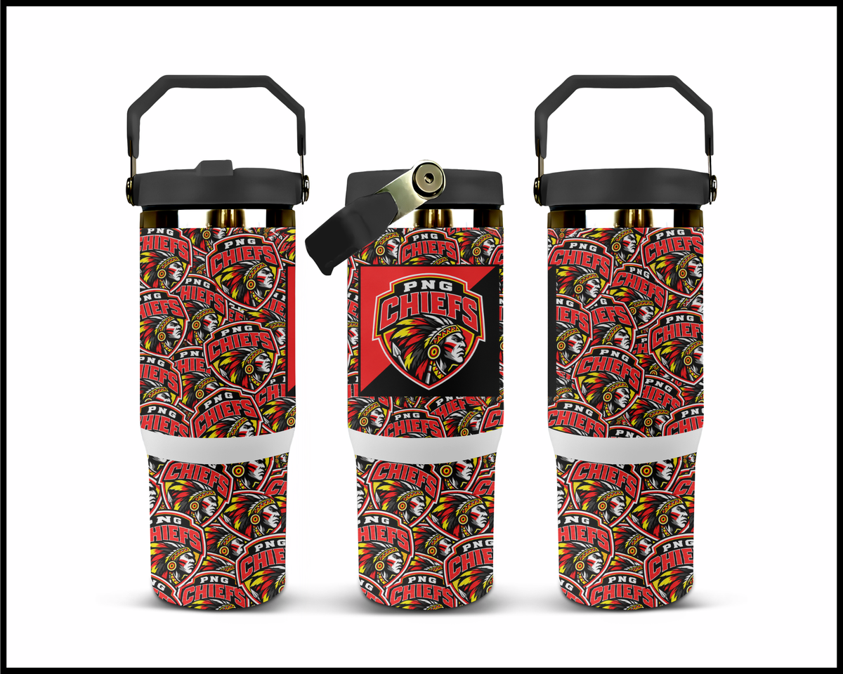 Big Guzzler PNG Chiefs Stainless Steel Tumbler (3566)