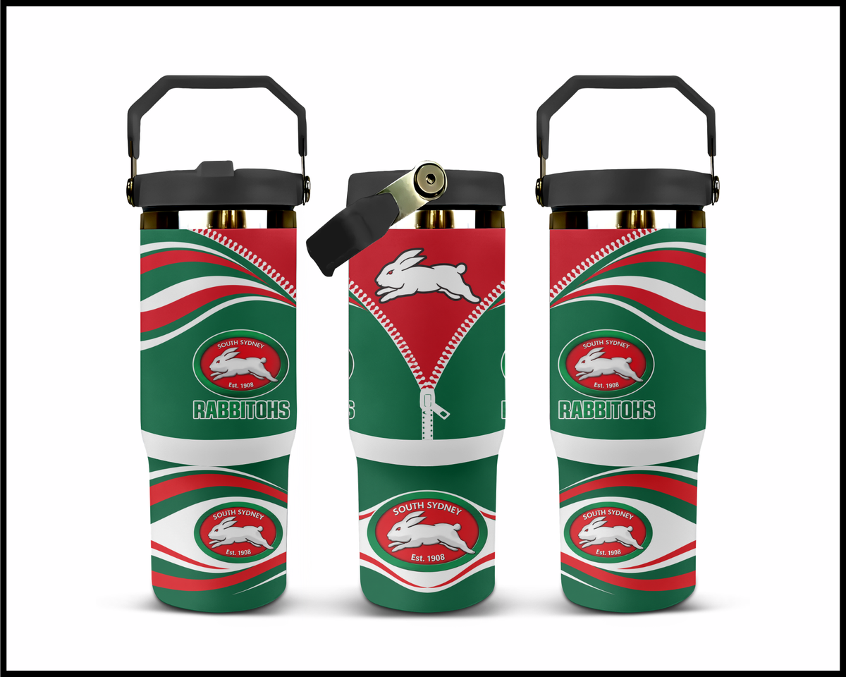 Big Guzzler South Sydney Rabbitohs Stainless Steel Tumbler (3580)