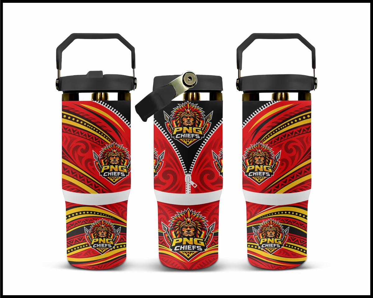Big Guzzler PNG Chiefs Stainless Steel Tumbler (3584)