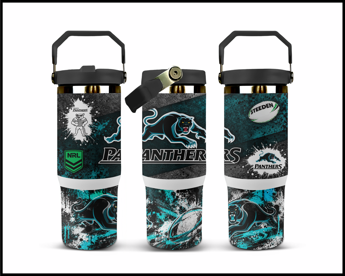 Big Guzzler Penrith Panthers Stainless Steel Tumbler (3617)