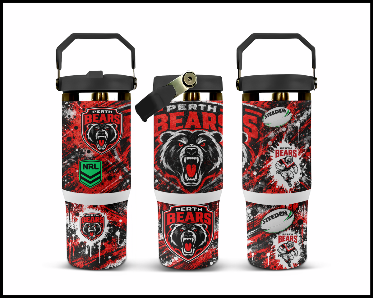 Big Guzzler Perth Bears Stainless Steel Tumbler (3623)