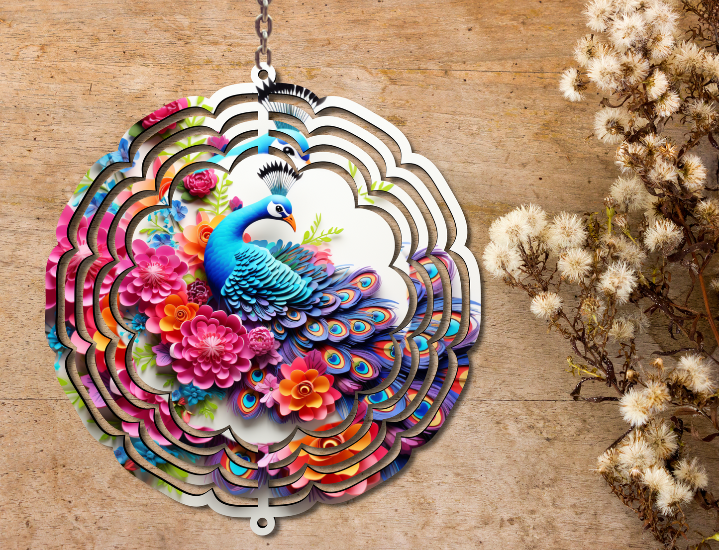 Peacock Wind Spinner (154)