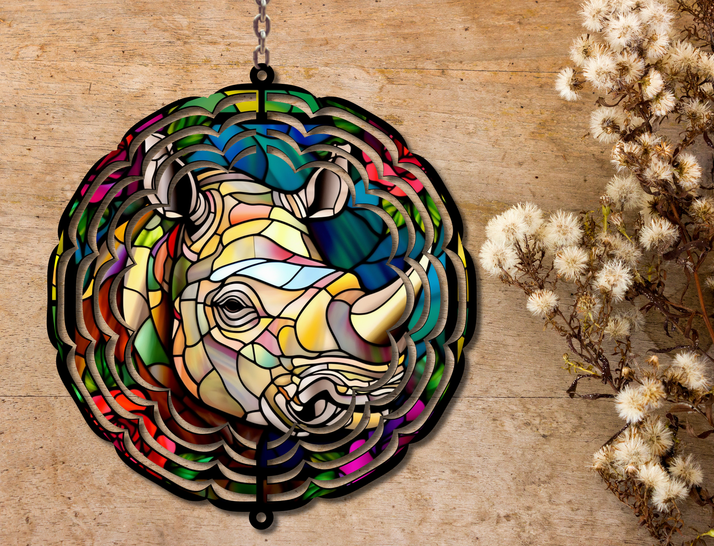 Rhino Wind Spinner (128)