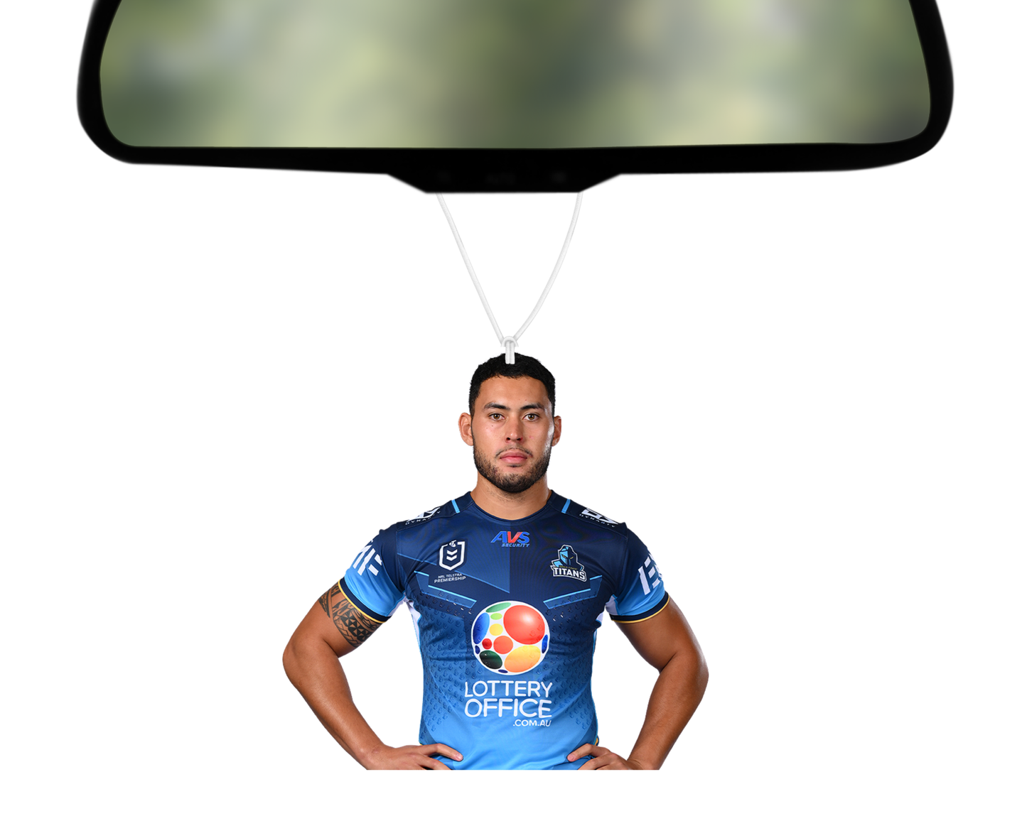2026 Team Photo - Jensen Taumoepeau Air Freshener