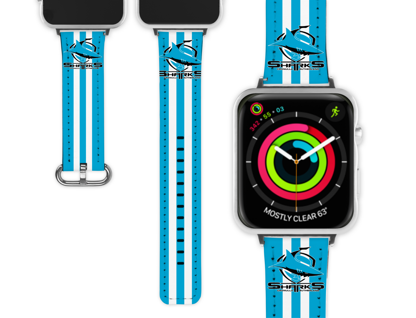 Cronulla Sharks Apple Watch Band (089)