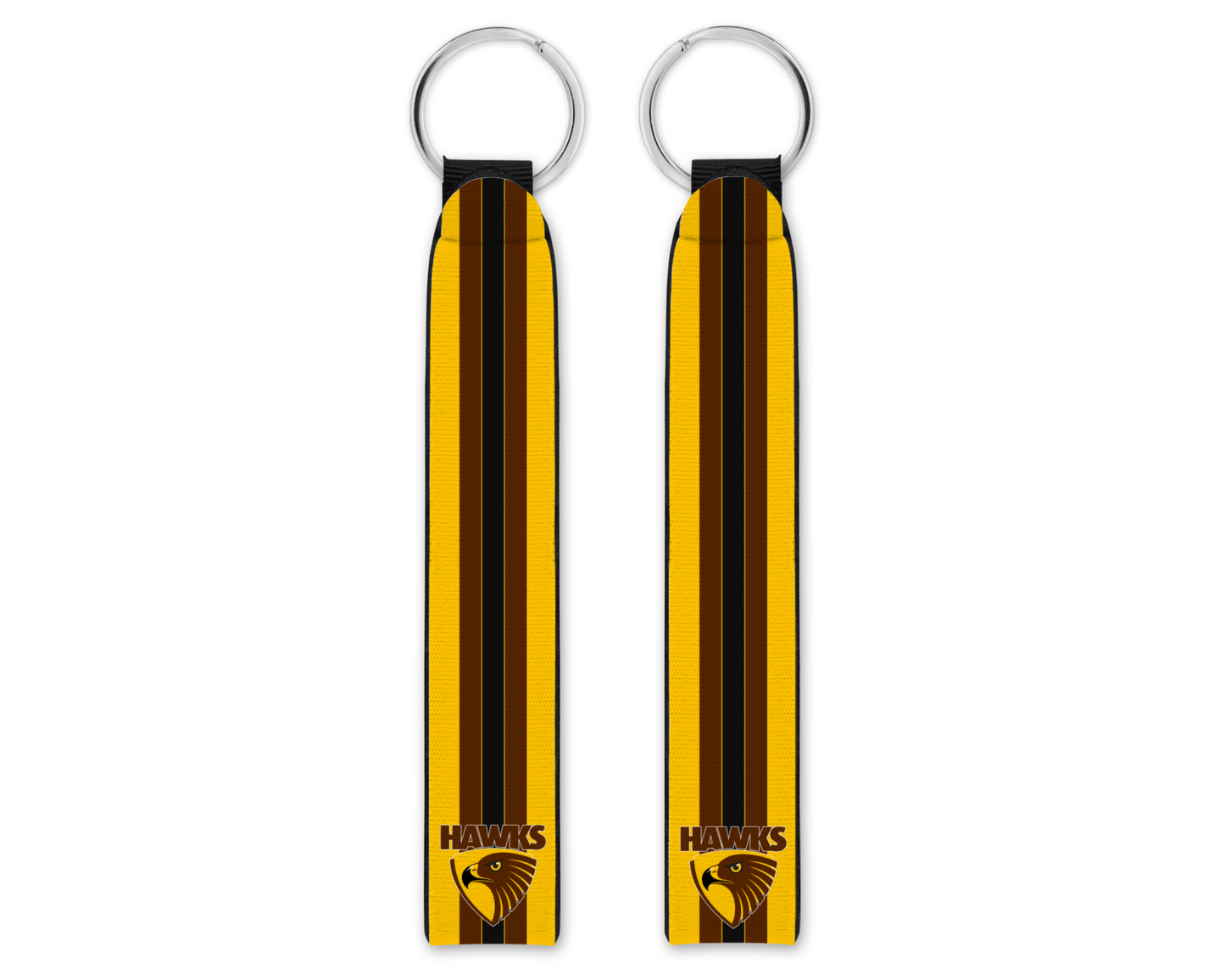 Hawthorn Hawks Wristband Keychain (055)