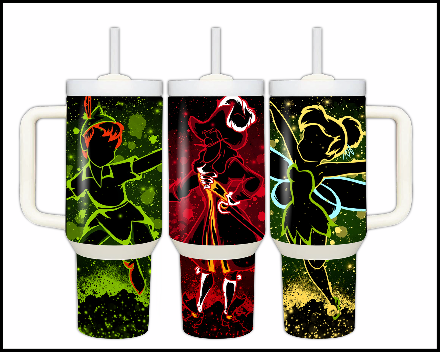 Fairytale Fluids Glow Stainless Steel Big 40oz Tumbler (015)