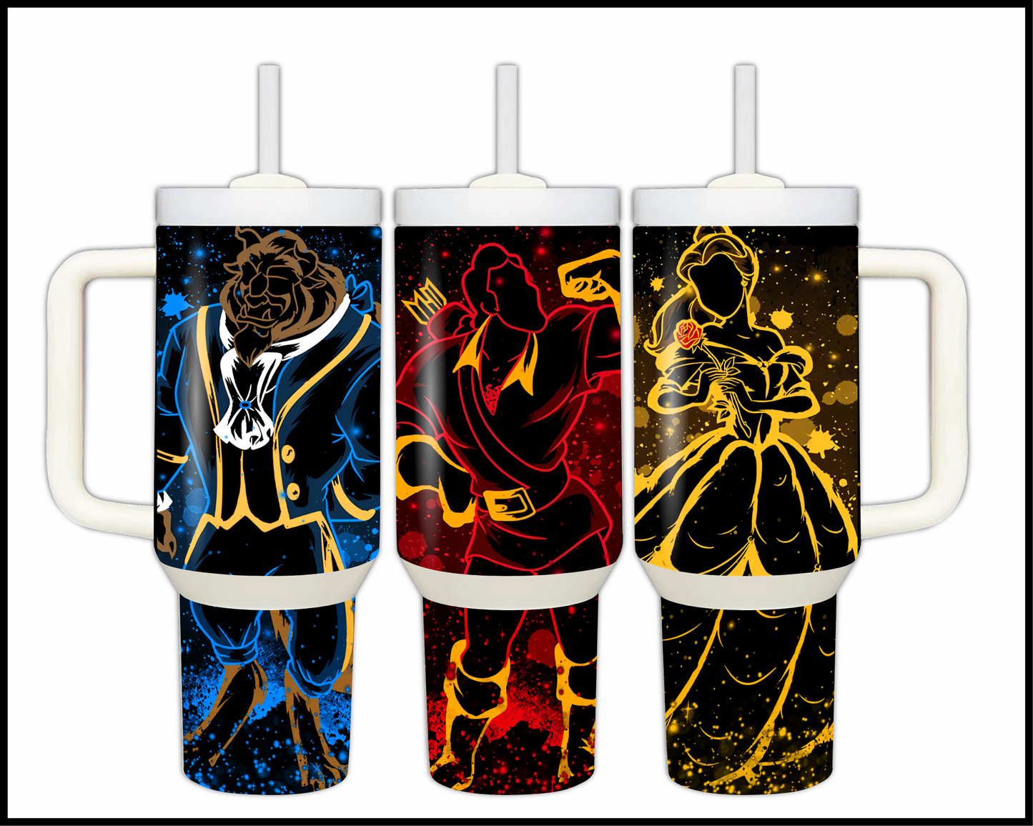 Fairytale Fluids Glow Stainless Steel Big 40oz Tumbler (023)