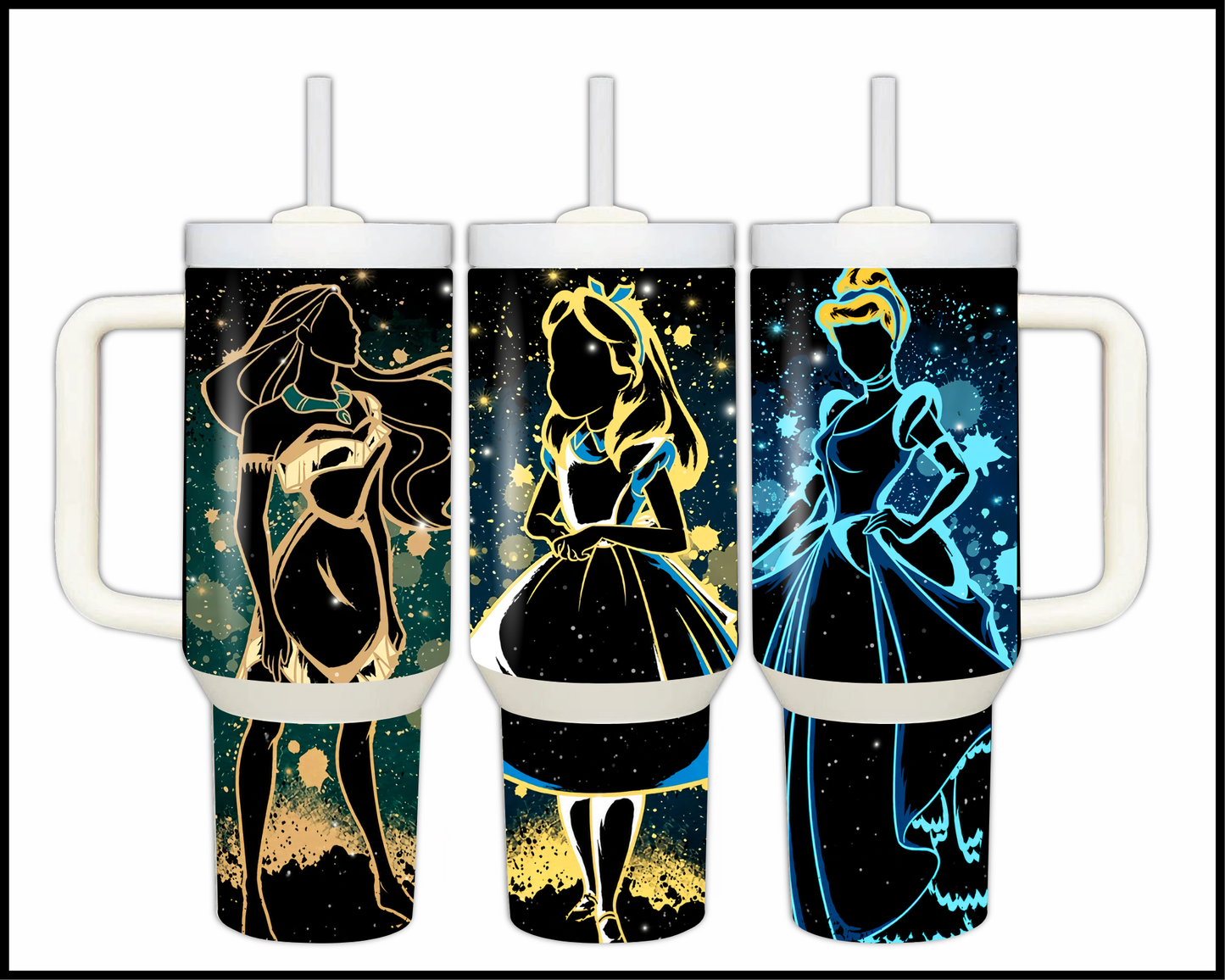 Fairytale Fluids Glow Stainless Steel Big 40oz Tumbler (024)