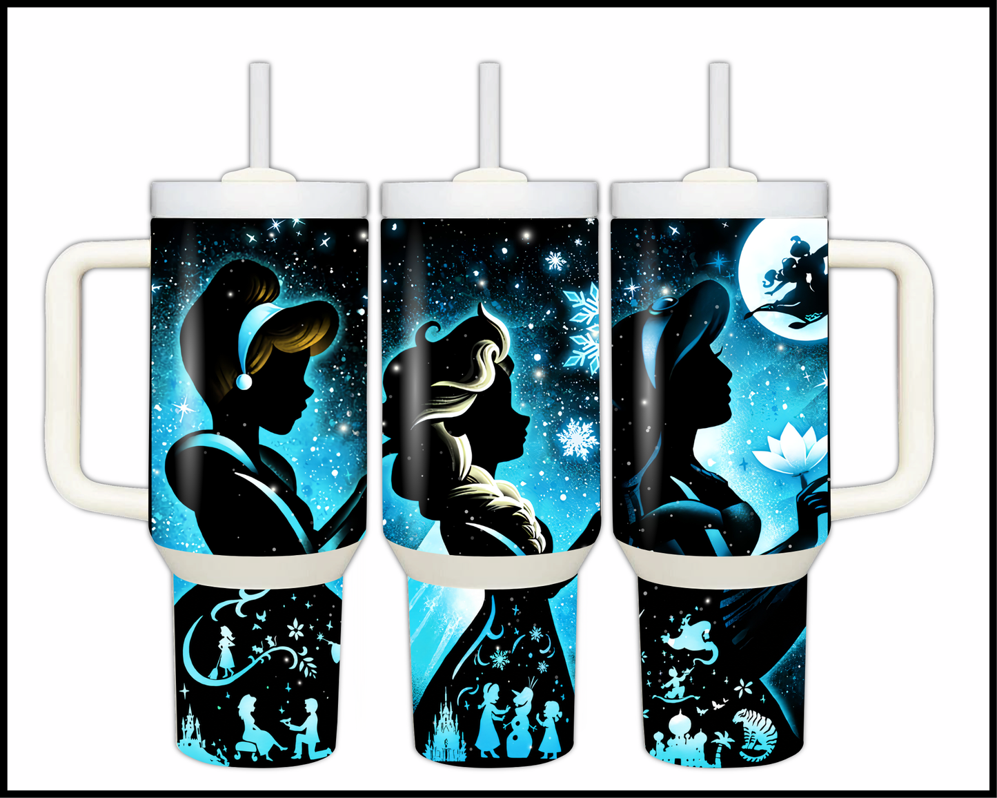 Fairytale Fluids Glow Stainless Steel Big 40oz Tumbler (027)