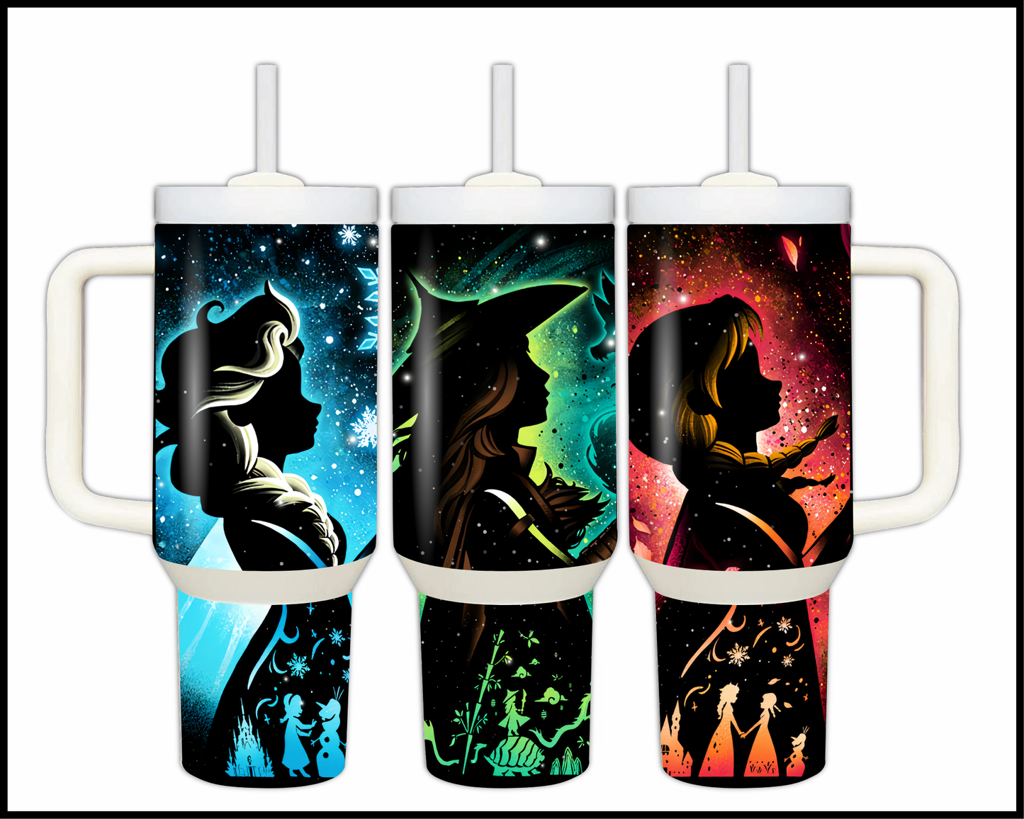 Fairytale Fluids Glow Stainless Steel Big 40oz Tumbler (028)