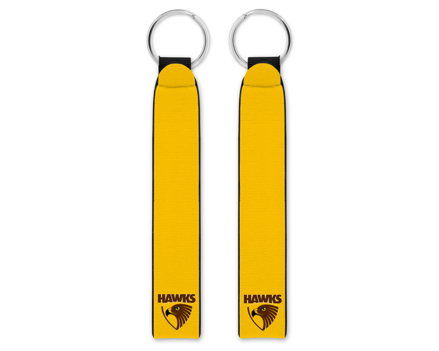 Hawthorn Hawks Wristband Keychain (054)