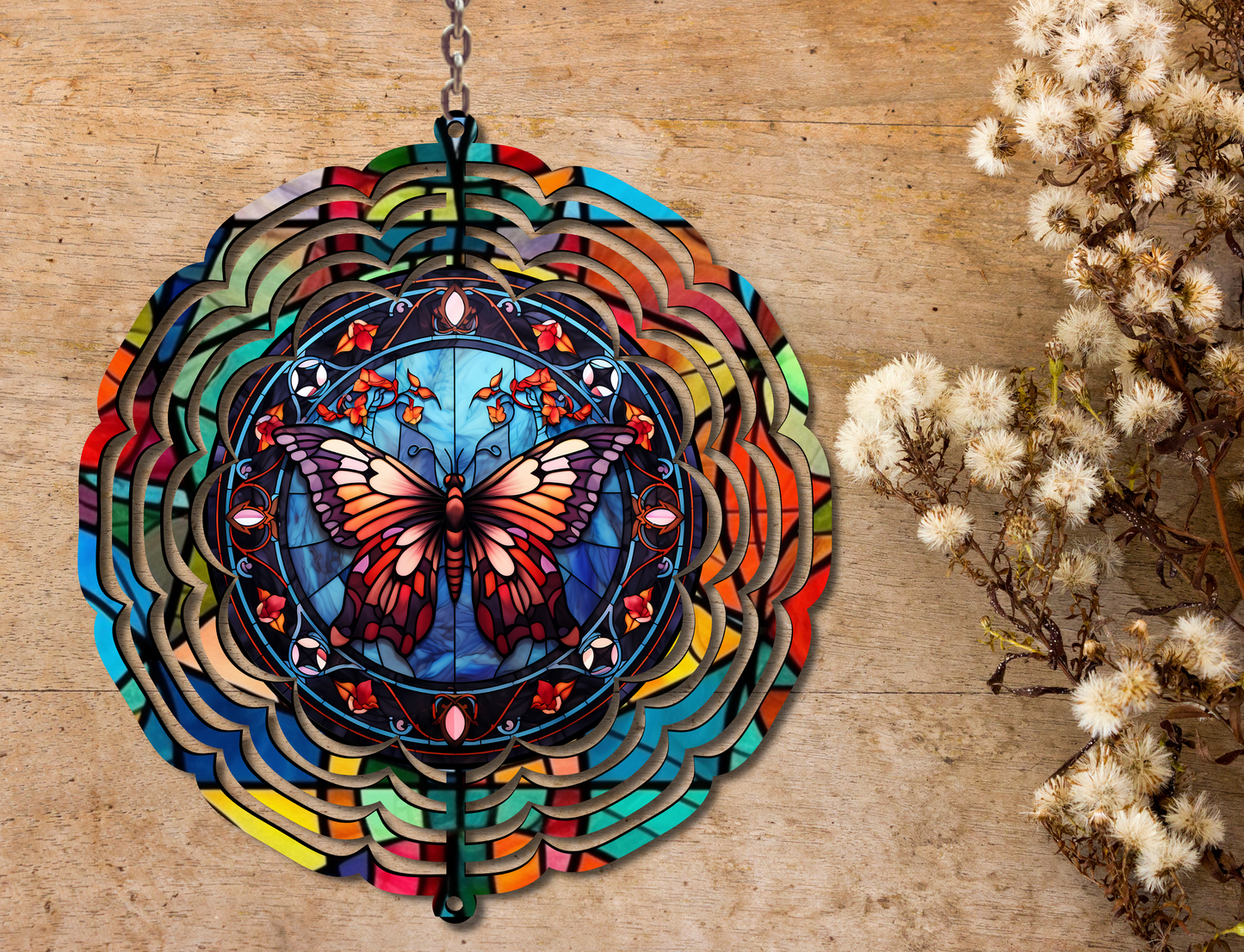Butterfly Wind Spinner (054)