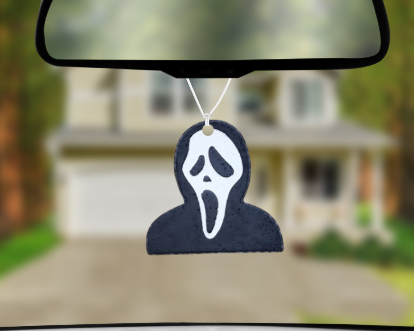 Ghost Face (Scream) Blinged Car Freshie