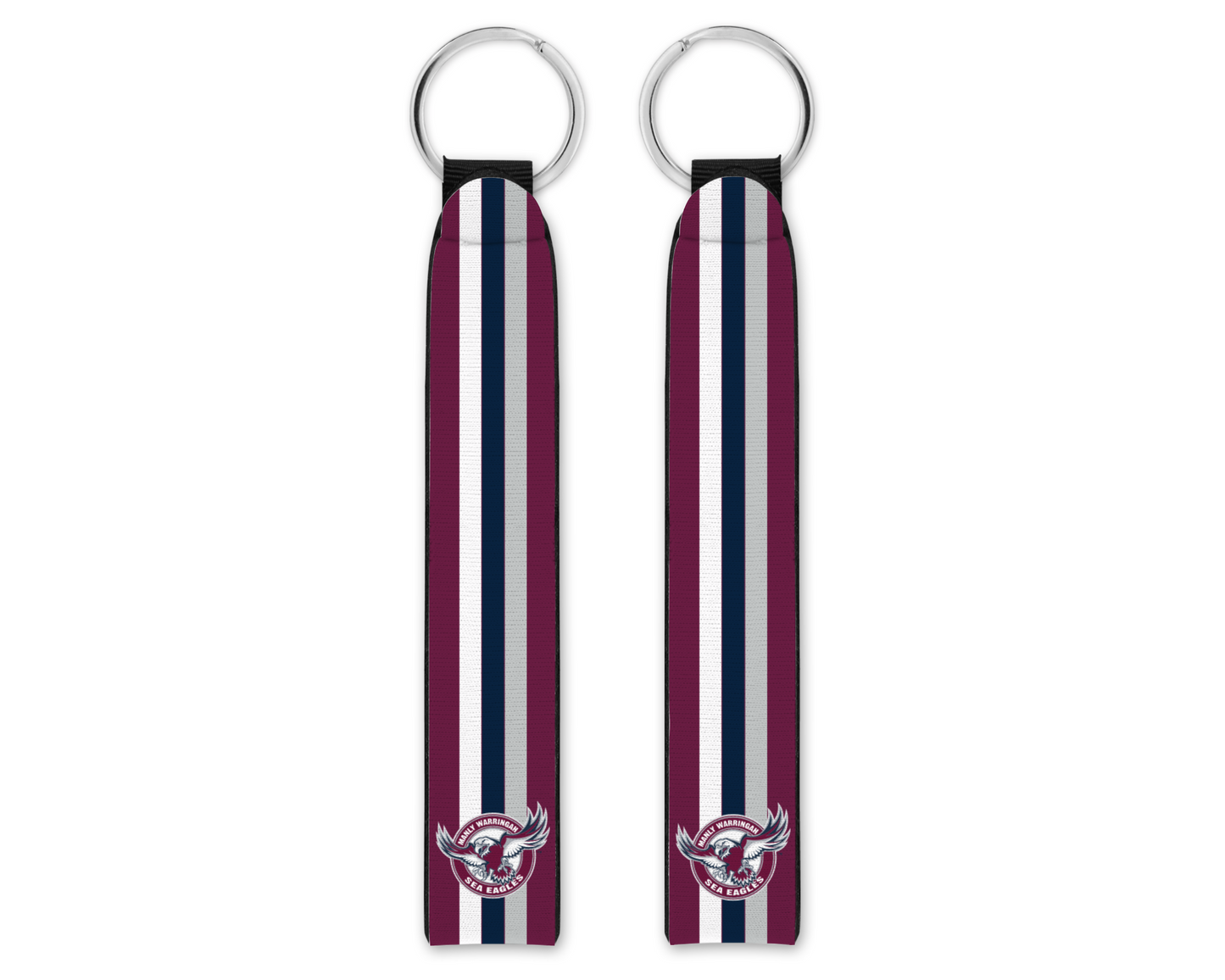 Manly Sea Eagles Wristband Keychain (050)