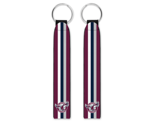 Manly Sea Eagles Wristband Keychain (050)