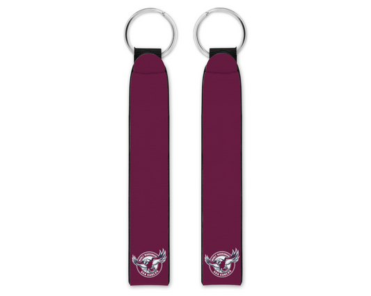 Manly Sea Eagles Wristband Keychain (051)