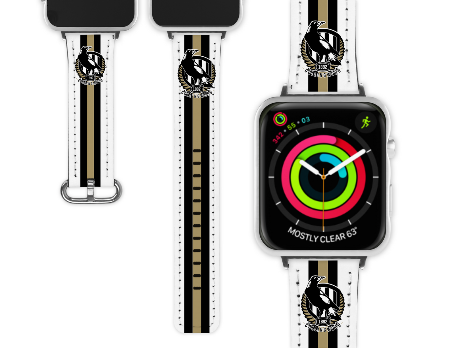 Collingwood Apple Watch Band (091)