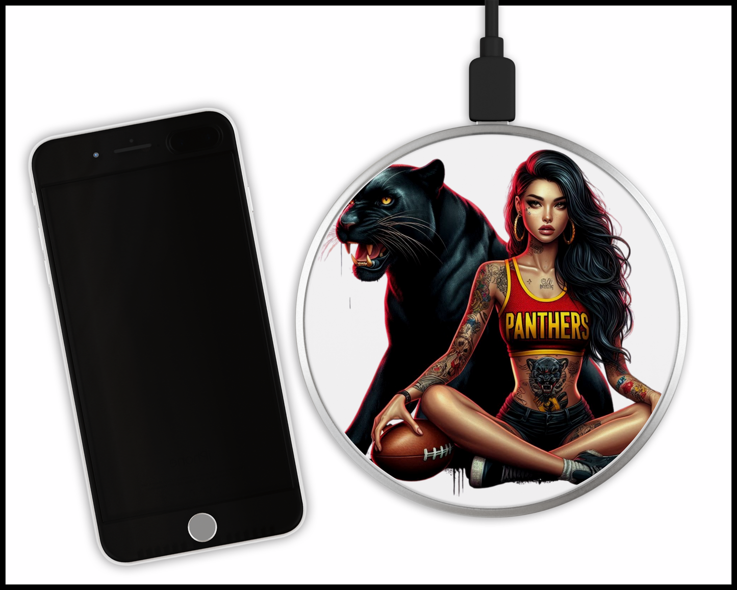 Penrith Panthers Sublimated Wireless Phone Charger (405)