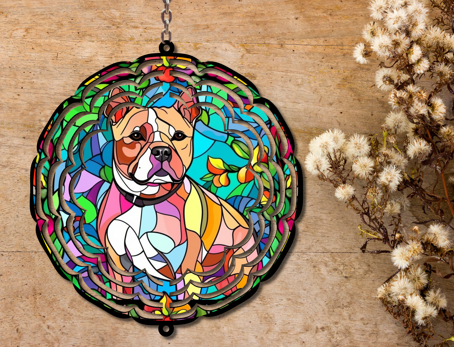 Dog Wind Spinner (080)
