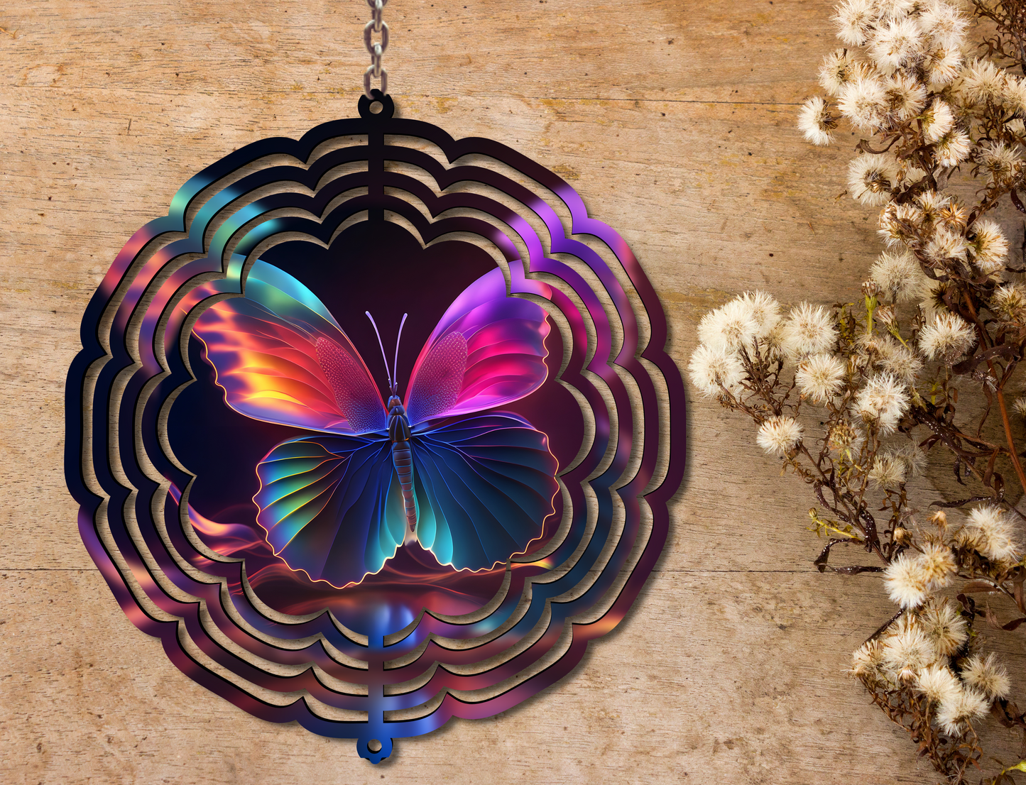 Butterfly Wind Spinner (055)