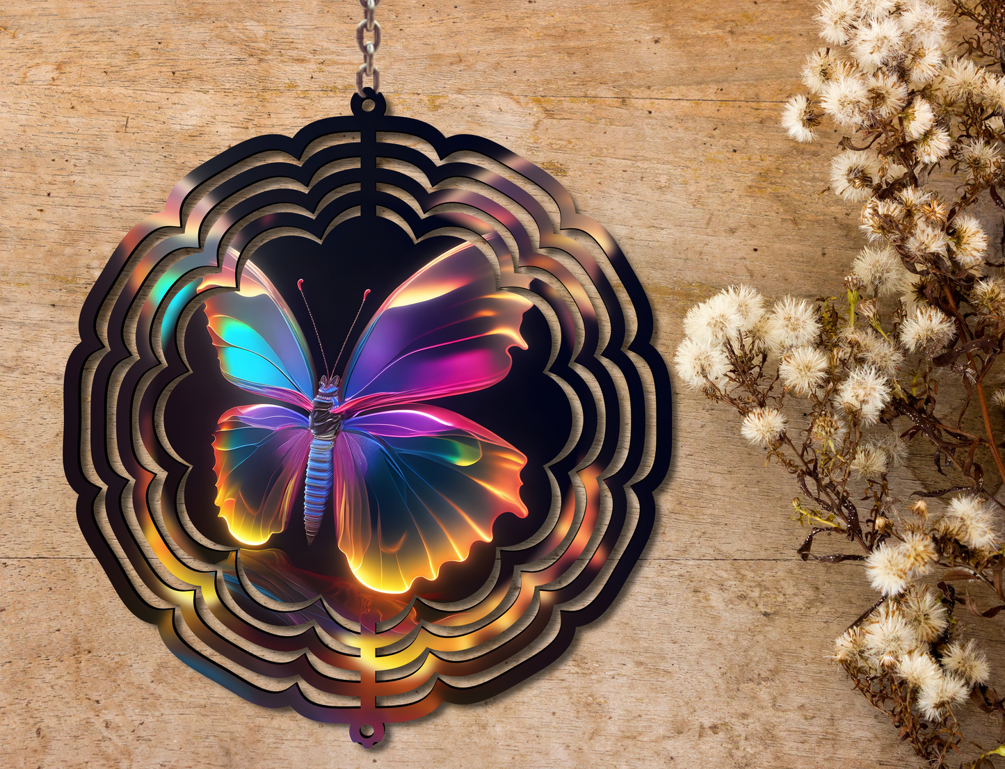 Butterfly Wind Spinner (040)