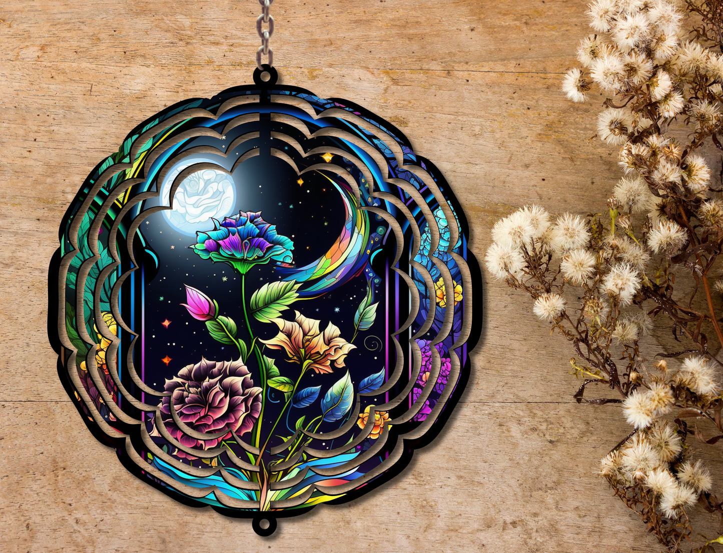 Floral Wind Spinner (255)