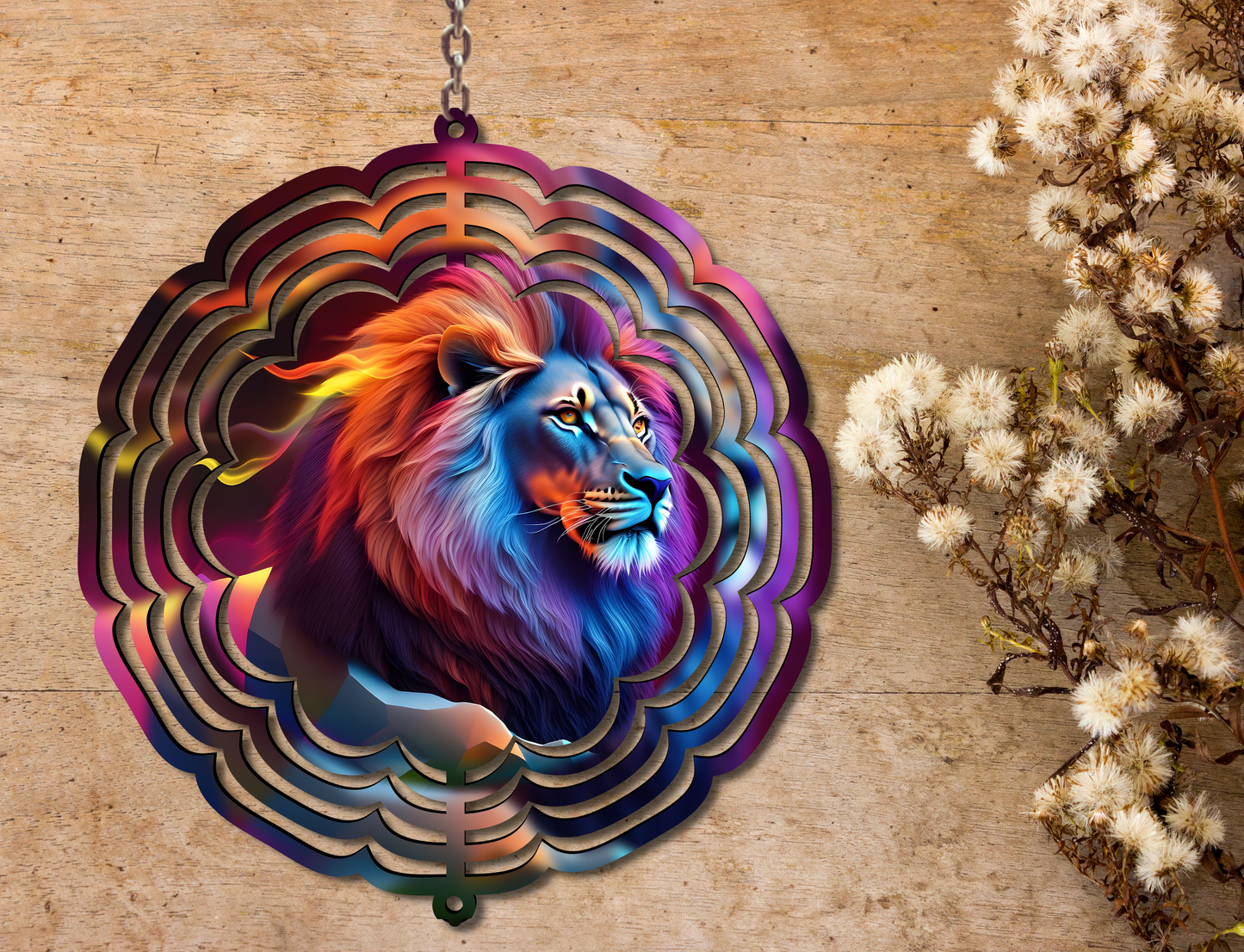 Lion Wind Spinner (039)