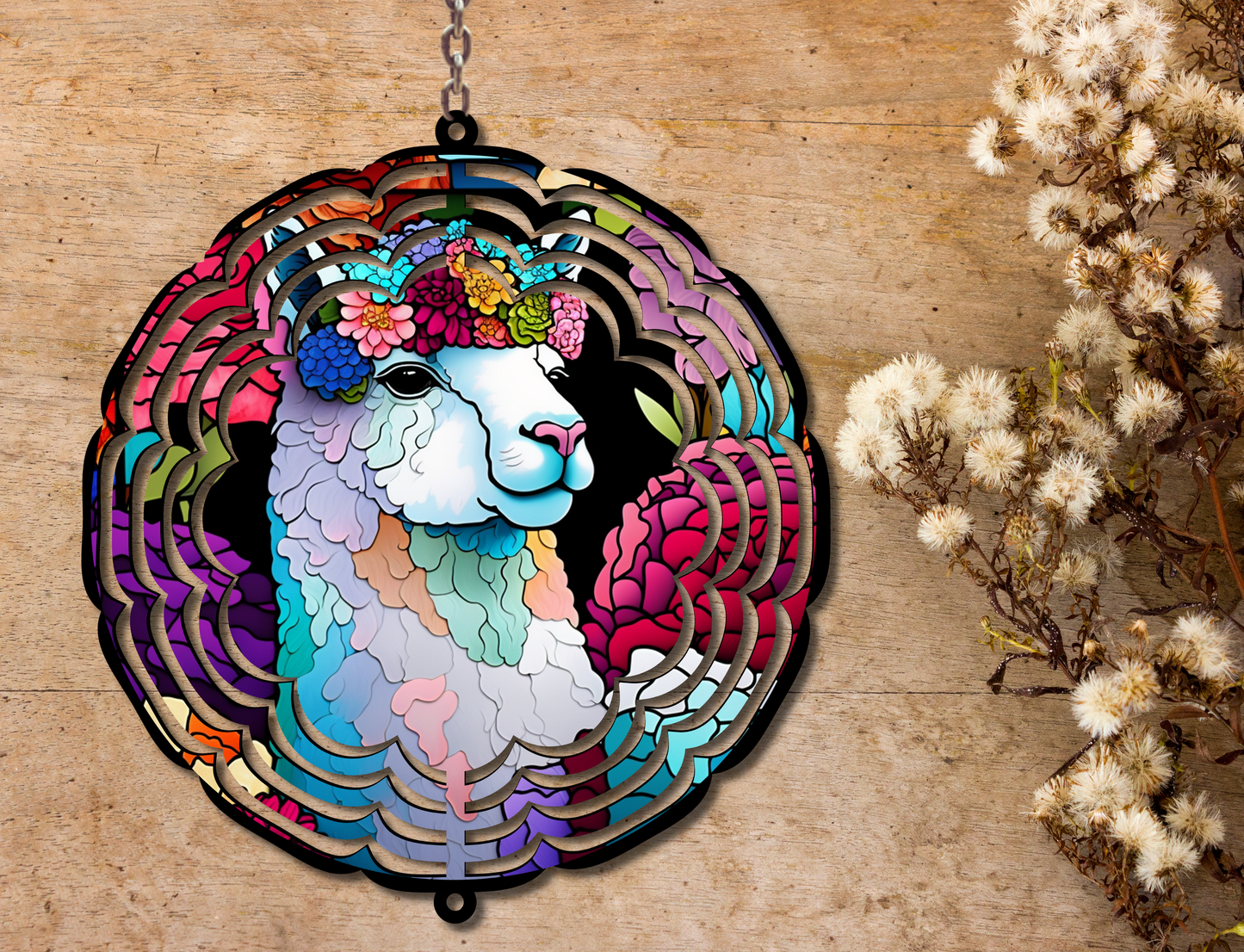 Alpaca Wind Spinner (082)
