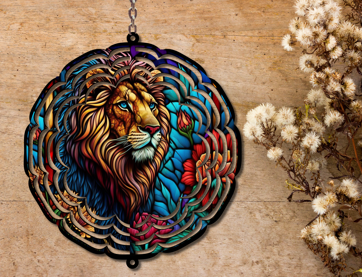 Lion Wind Spinner (107)
