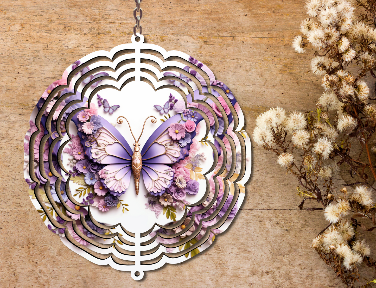 Butterfly Wind Spinner (158)